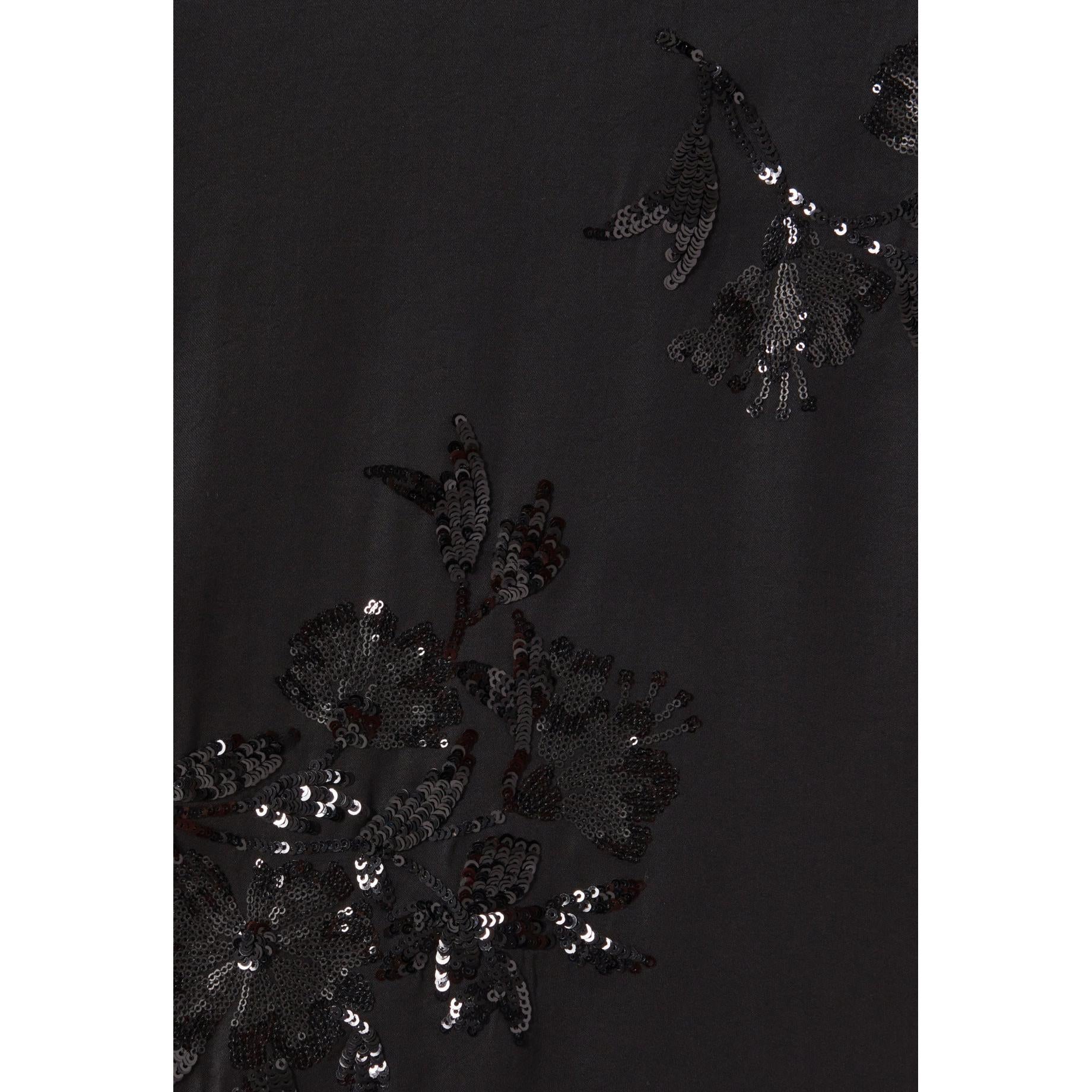 Top Noir Sequins Brodés - Image 8