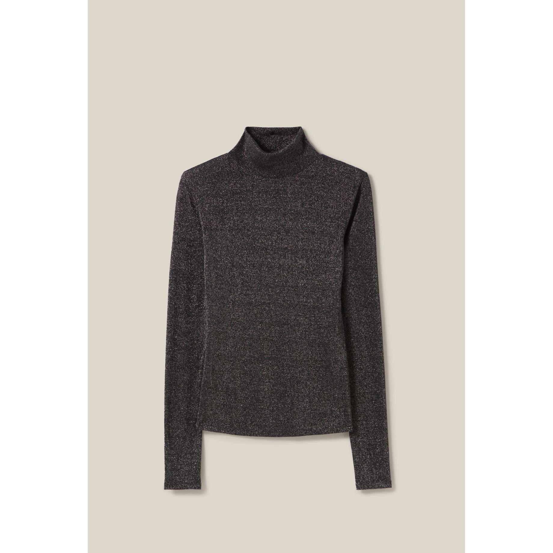 Sous-Pull Jersey Brillant Col Haut - Image 6
