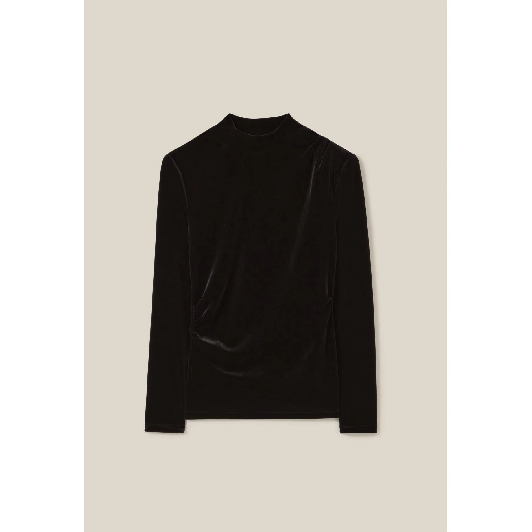 Top Cintré Velours Noir - Image 7