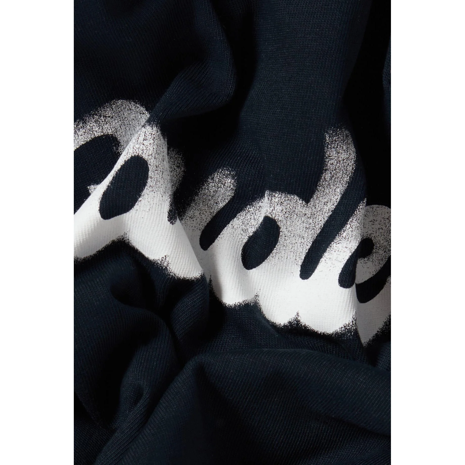 T-Shirt Coton Manches Longues Noir - Image 6