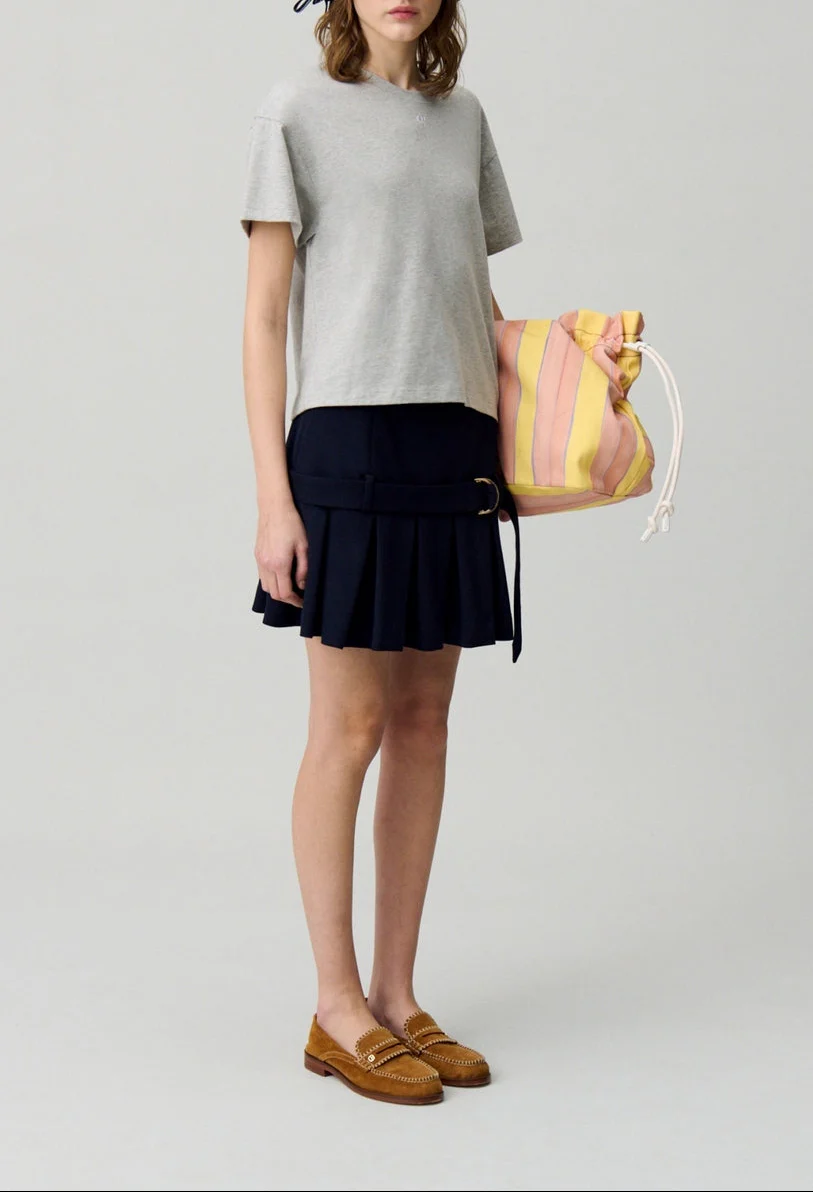 T-Shirt Theresebis Gris Clair Chine - Image 2
