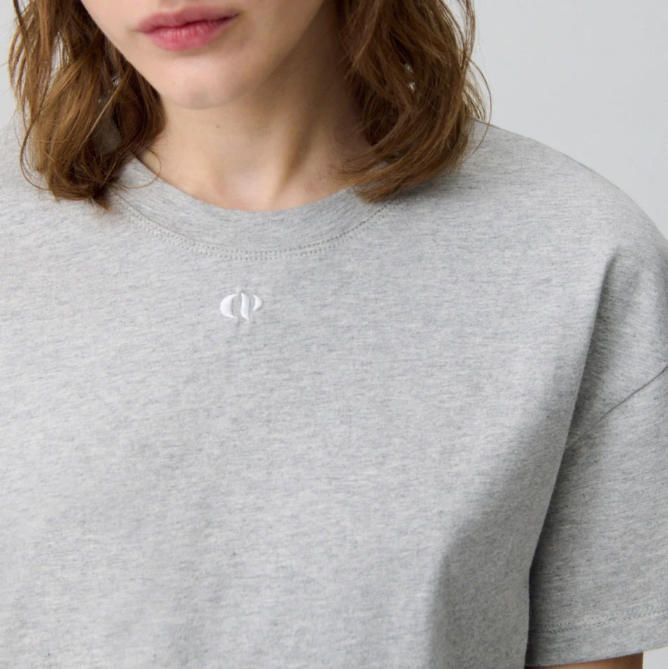 T-Shirt Theresebis Gris Clair Chine - Image 3