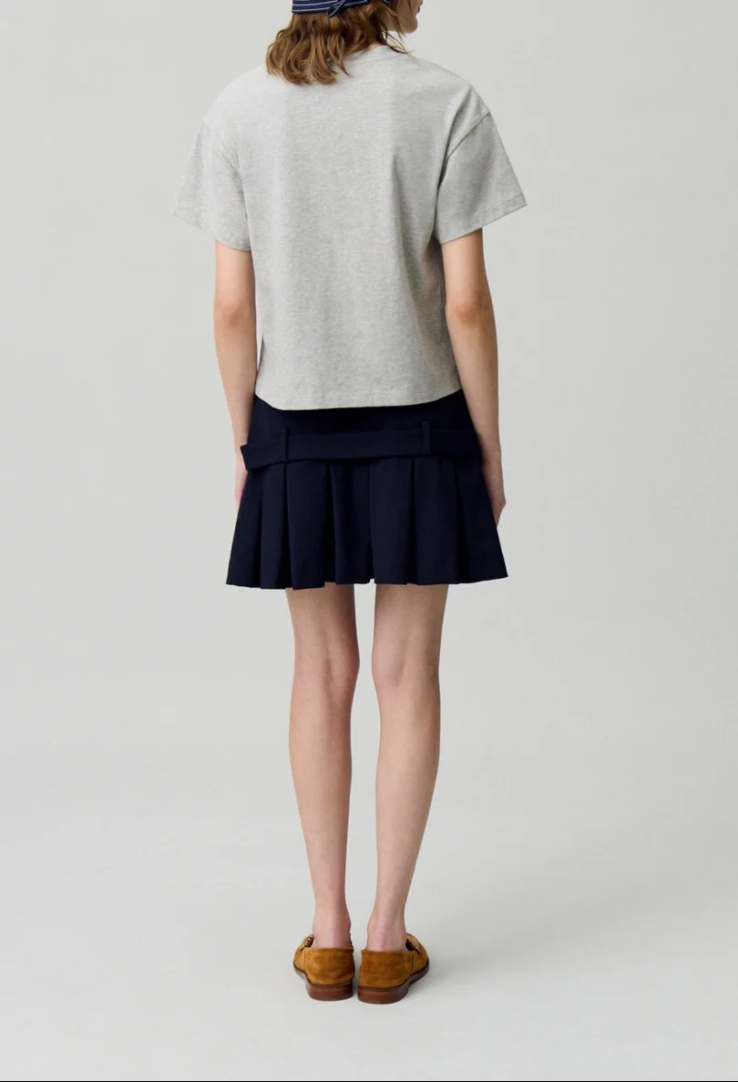 T-Shirt Theresebis Gris Clair Chine - Image 5