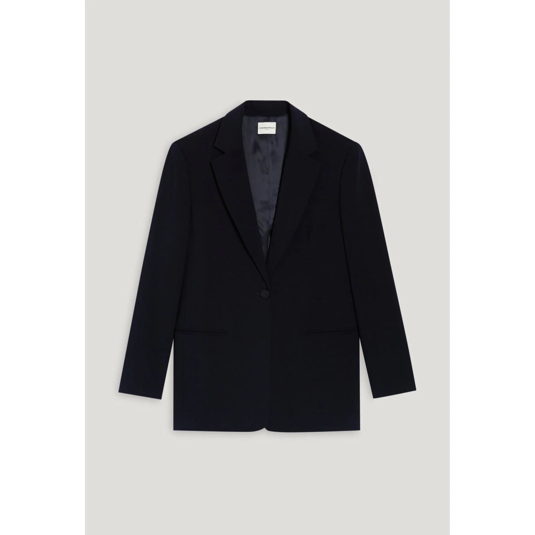 Veste Tailleur Oversize Marine - Image 10