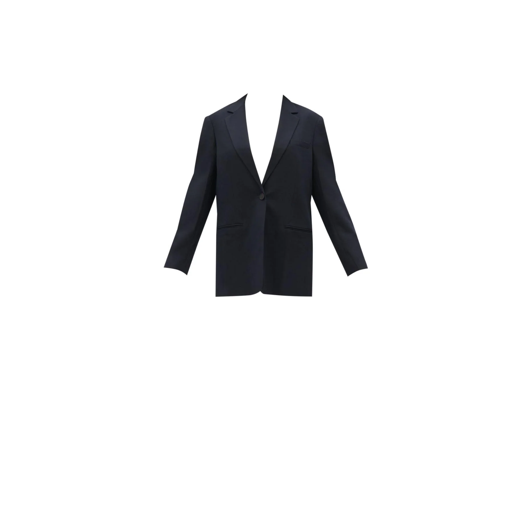 Veste Tailleur Oversize Marine - Image 12