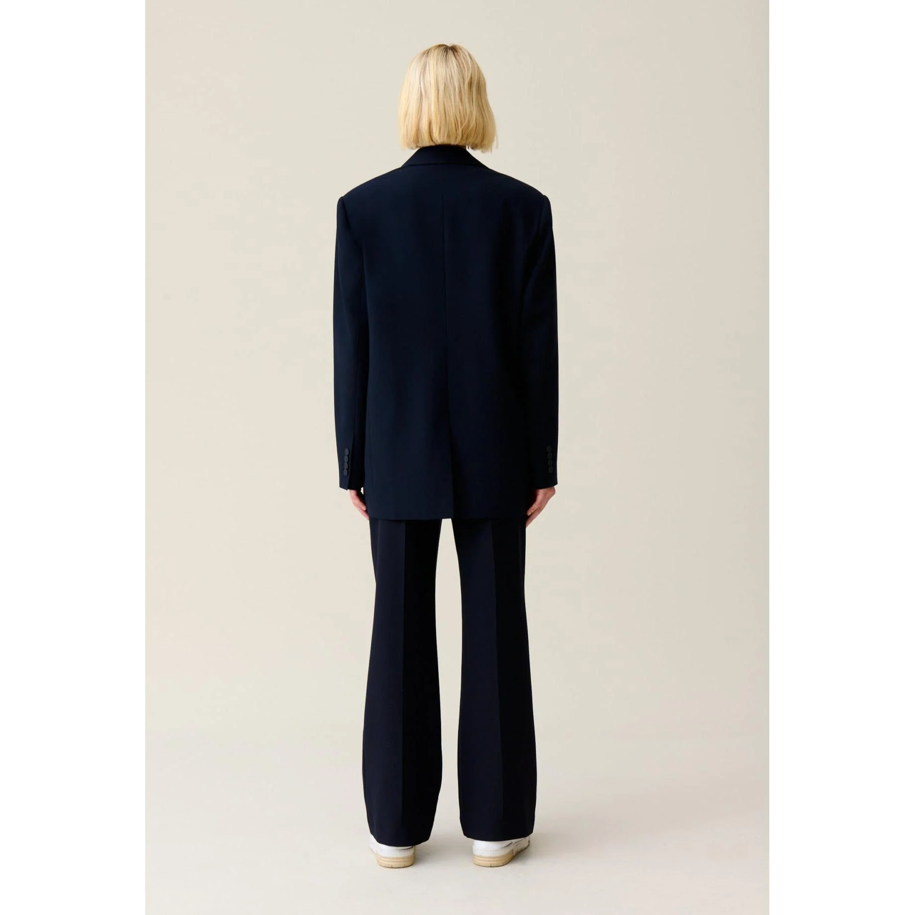 Veste Tailleur Oversize Marine - Image 5