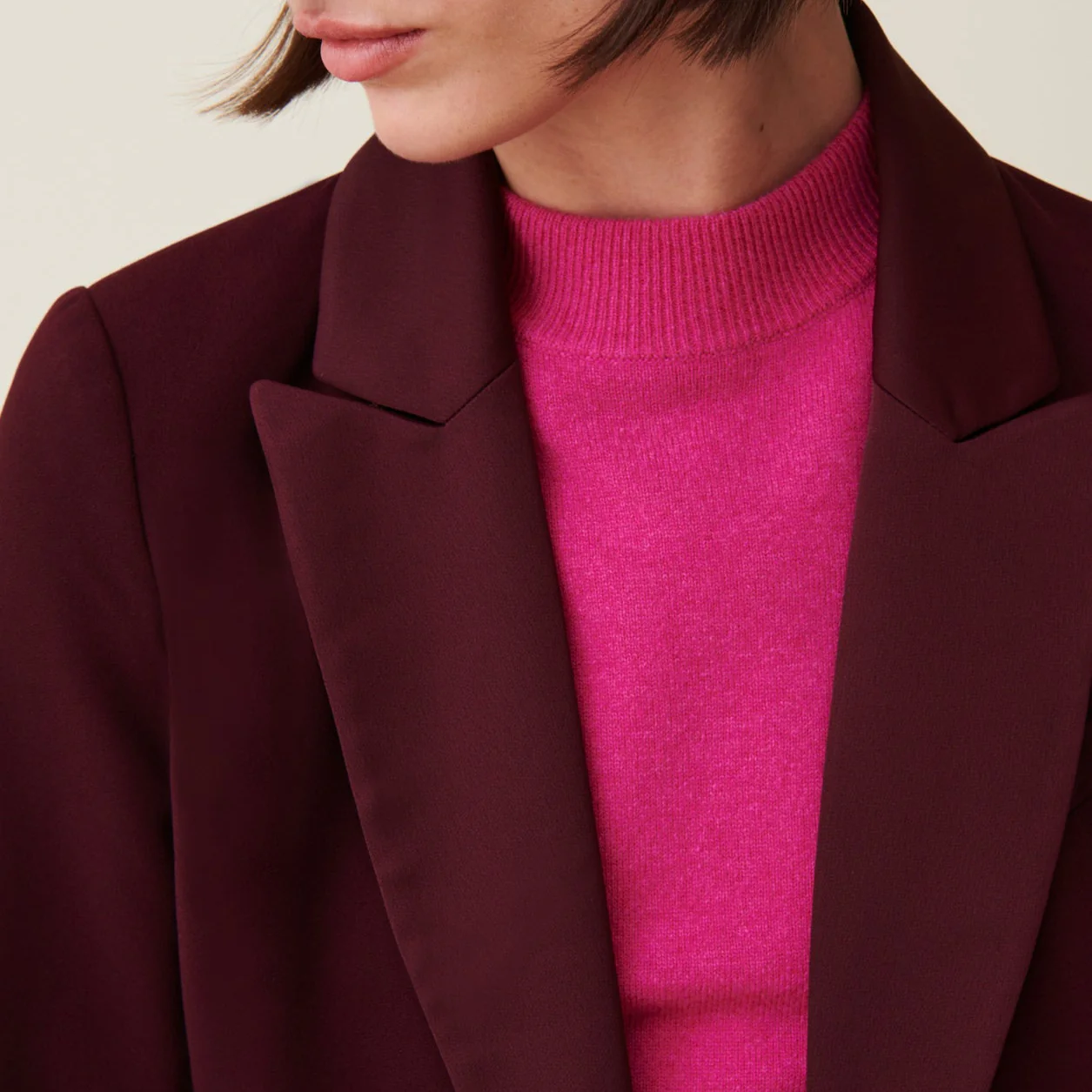 Veste Tailleur Boutonnée Ceinturée - Image 3