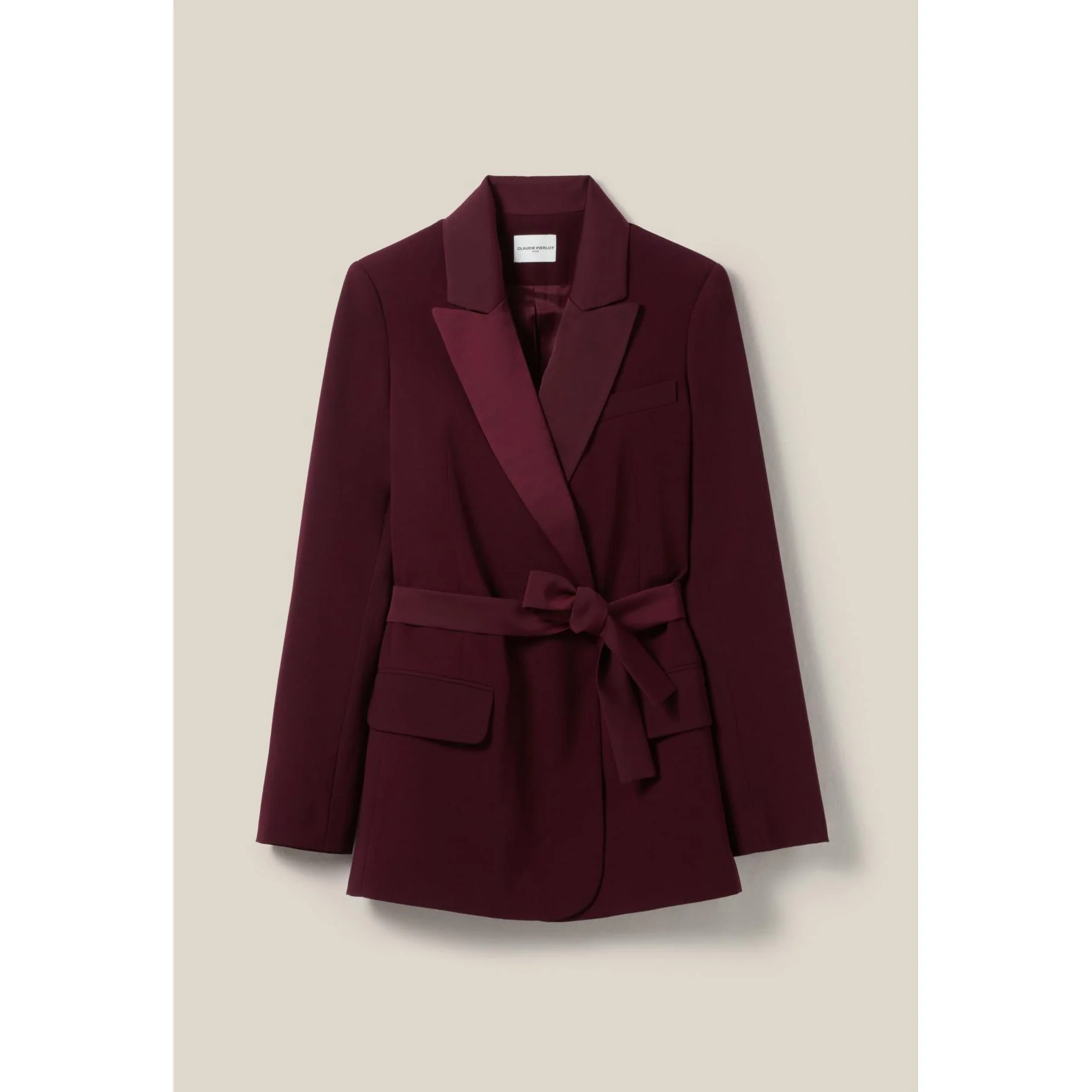 Veste Tailleur Boutonnée Ceinturée - Image 6