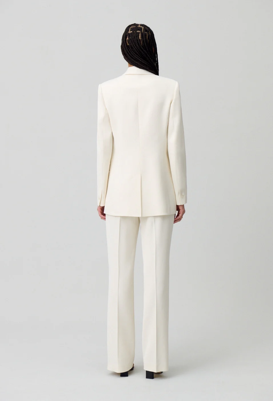 Blazer Velours Blanc - Image 5
