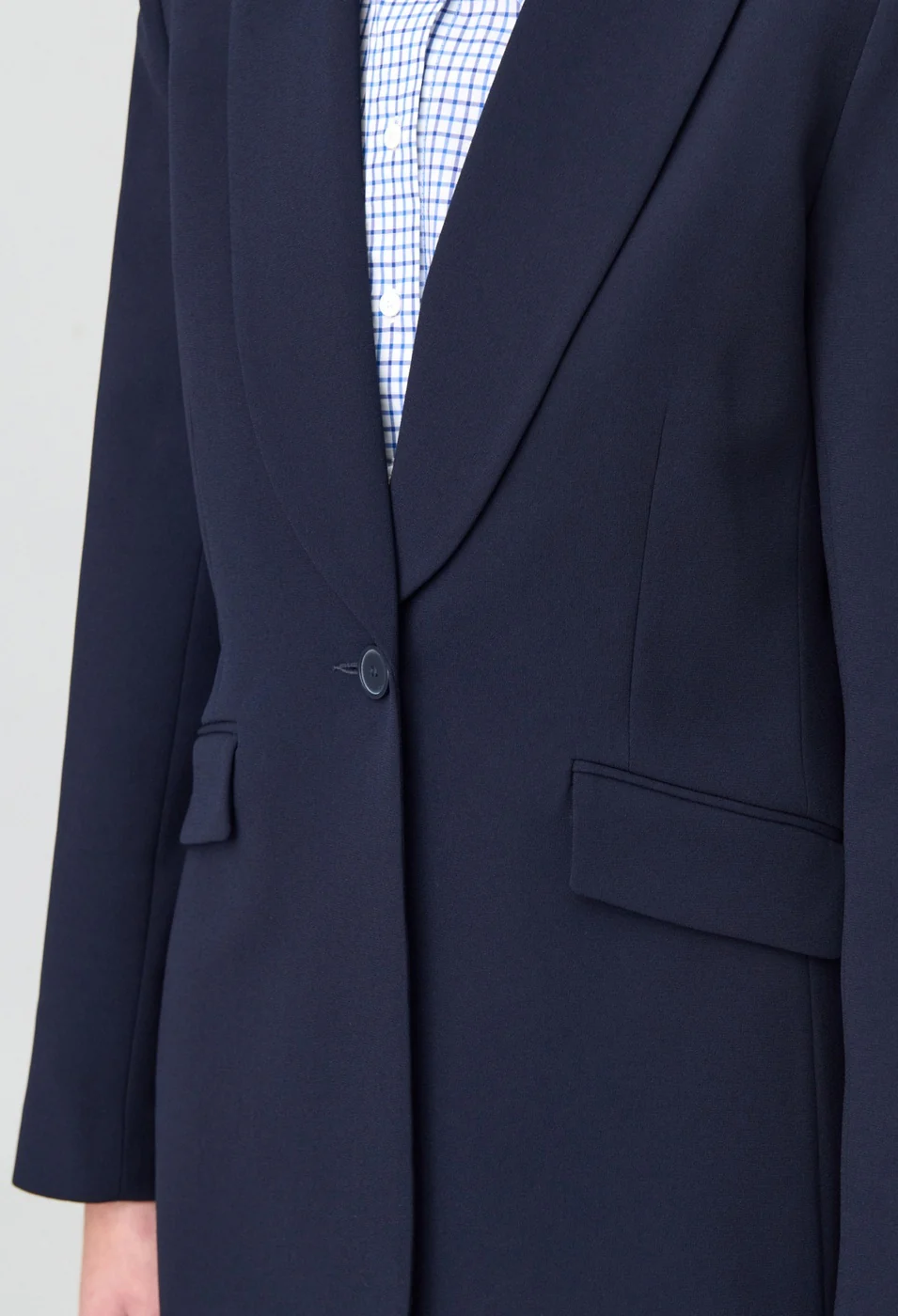 Blazer Veloursbis Marine - Image 3