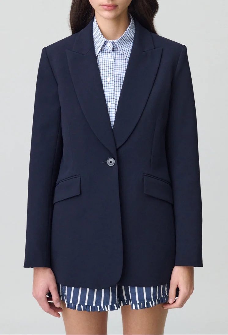 Blazer Veloursbis Marine - Image 4