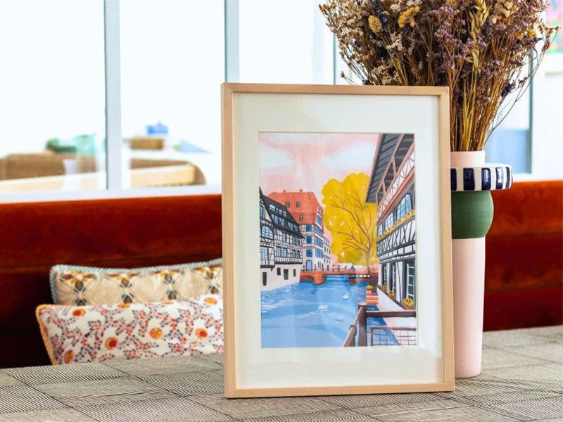 Coffret Peinture Au Numéro - Petit Pinceau - La Petite France Par Camille Clerc - Image 5