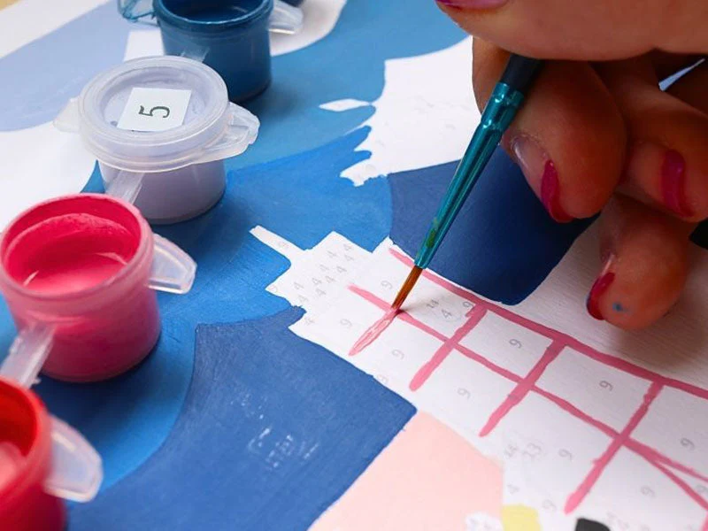 Coffret Peinture Au Numéro - Petit Pinceau - Multi Sports Par Anna Fedoseeva - Image 5
