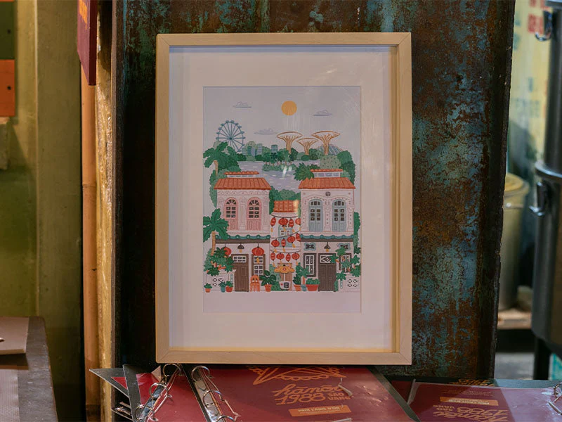 Coffret Peinture Au Numéro - Petit Pinceau - Singapore Par Hoglet & Co - Image 2