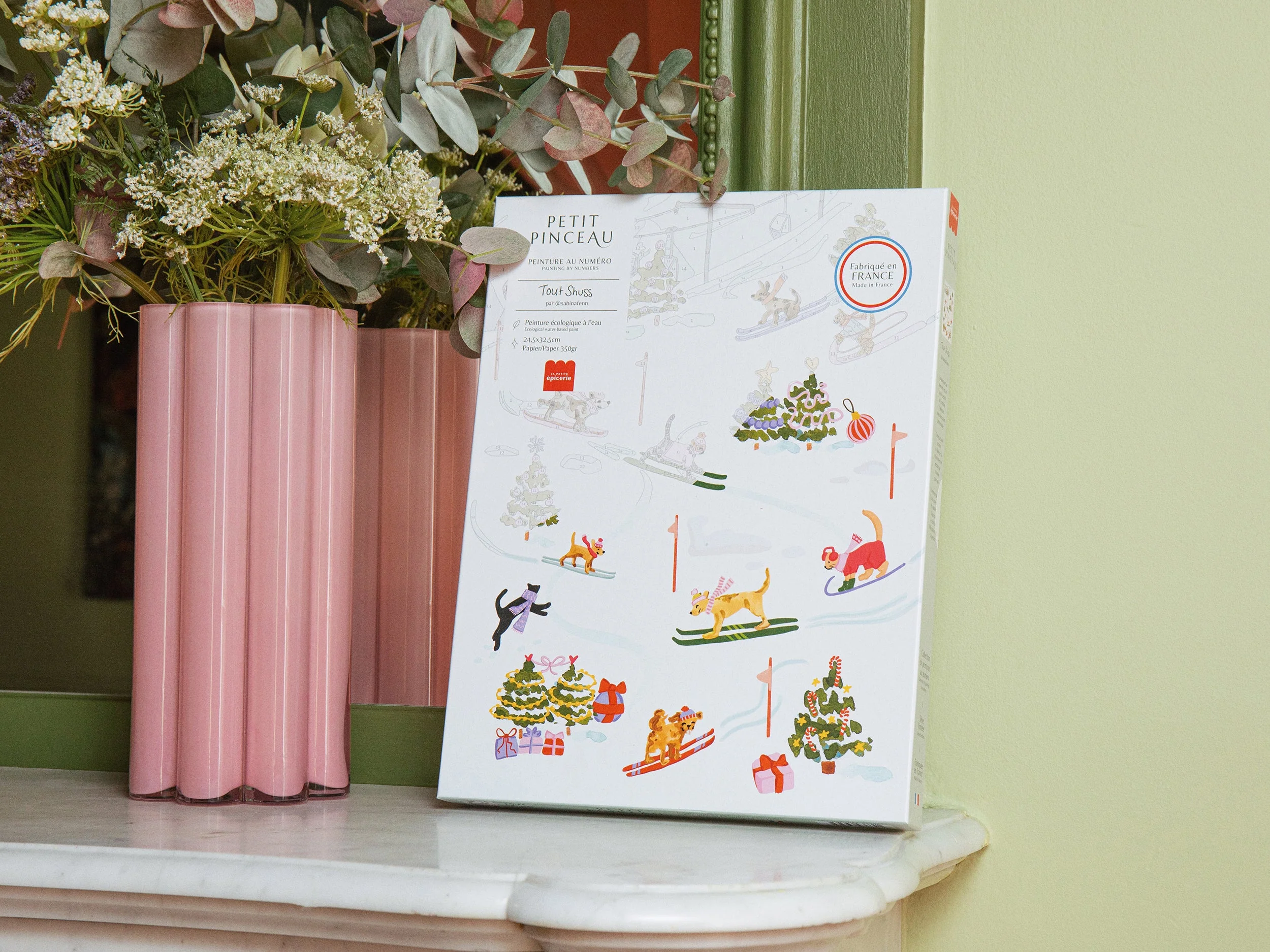 Coffret Peinture Au Numéro - Petit Pinceau - Tout Shuss - Image 3