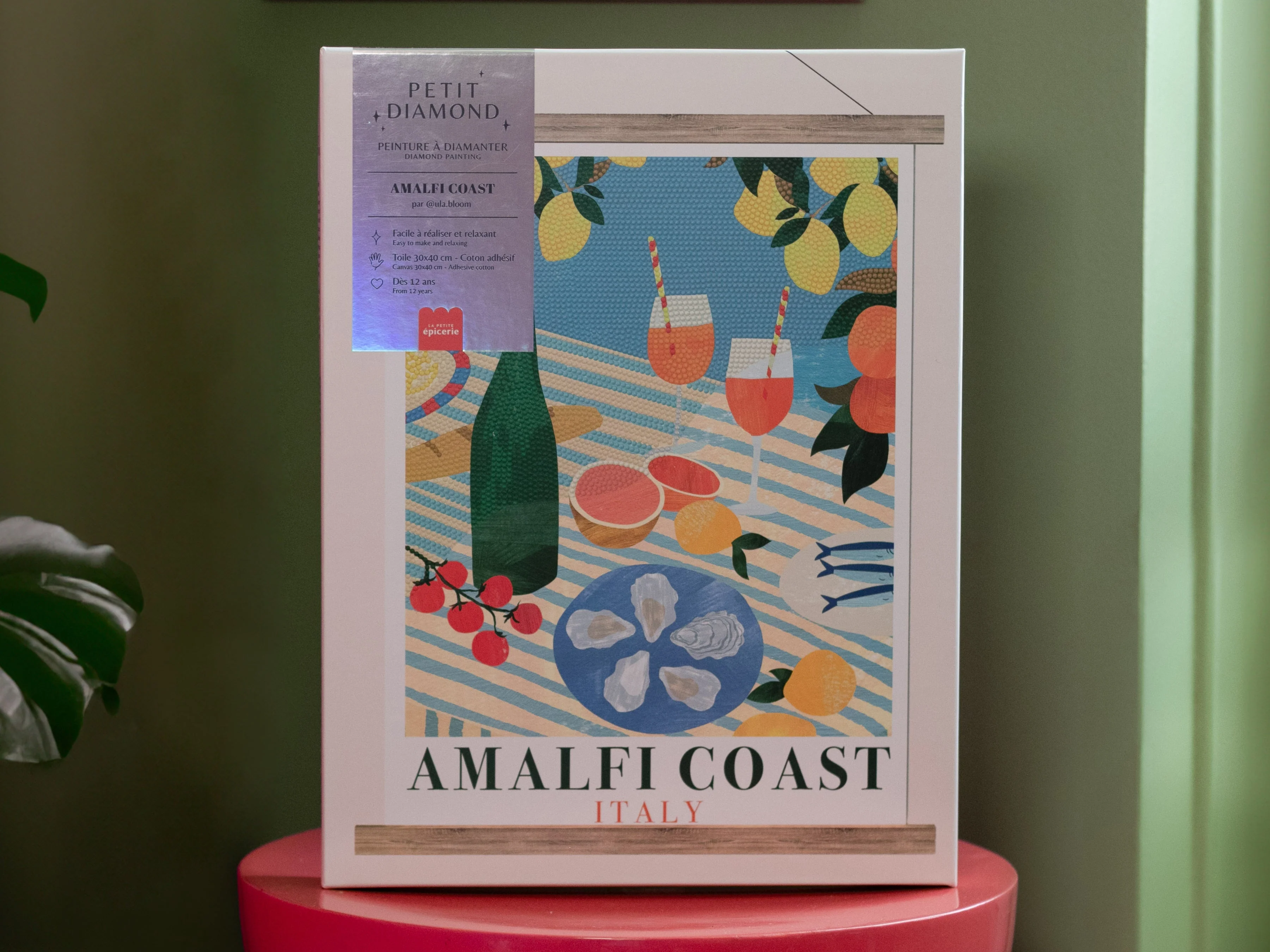 Coffret Petit Diamond - Diamond Painting - Amalfi Coast Aperitif Par Emily Kopcik - Image 5