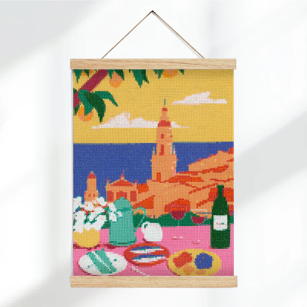 Coffret Petit Diamond - Diamond Painting - Menton Par Gisele Murias - Image 2