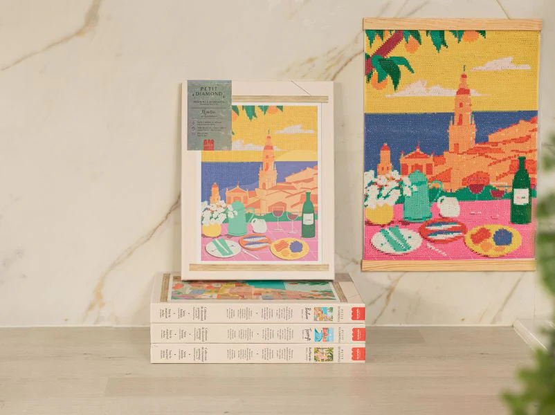 Coffret Petit Diamond - Diamond Painting - Menton Par Gisele Murias - Image 4