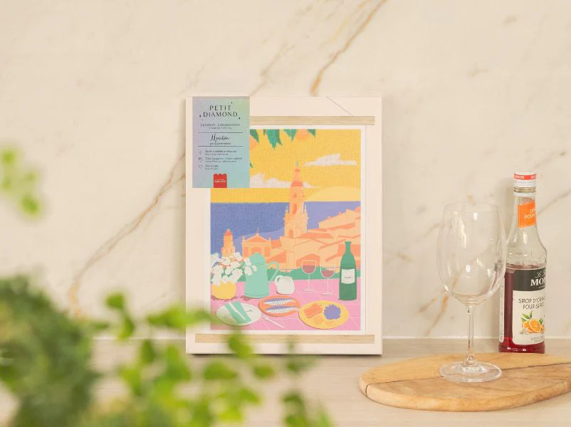 Coffret Petit Diamond - Diamond Painting - Menton Par Gisele Murias - Image 5