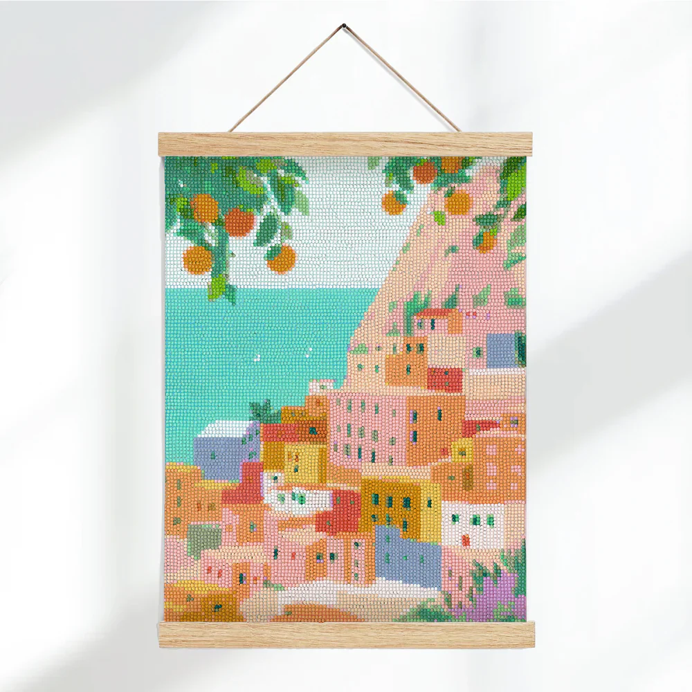 Coffret Petit Diamond - Diamond Painting - Positano Par Petra Lidze - Image 2