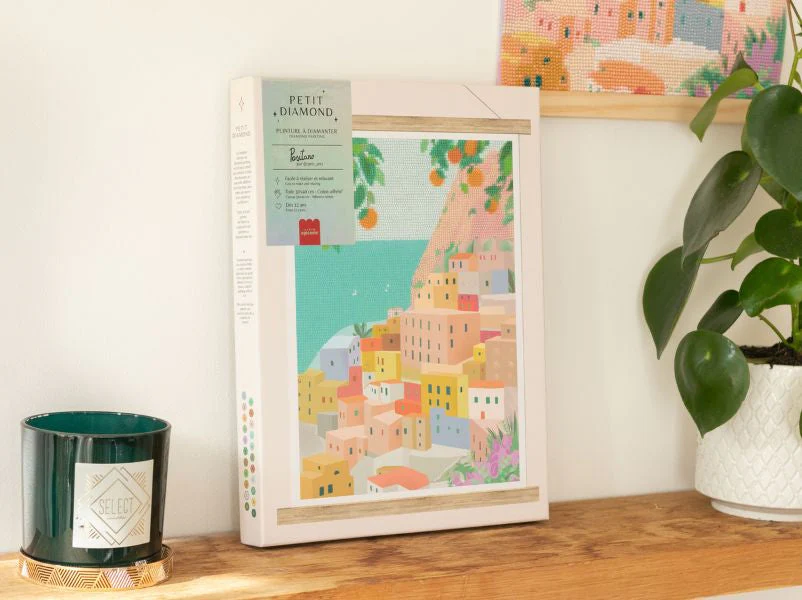 Coffret Petit Diamond - Diamond Painting - Positano Par Petra Lidze - Image 4