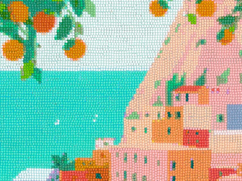 Coffret Petit Diamond - Diamond Painting - Positano Par Petra Lidze - Image 6