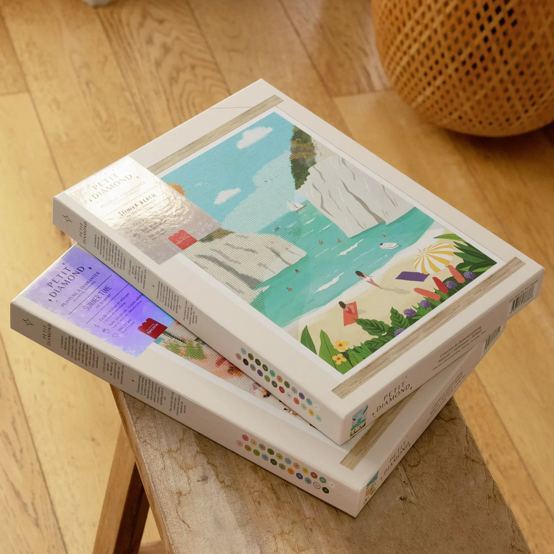 Coffret Petit Diamond - Diamond Painting - Stiniva Beach Par Maja Tomljanovic - Image 5
