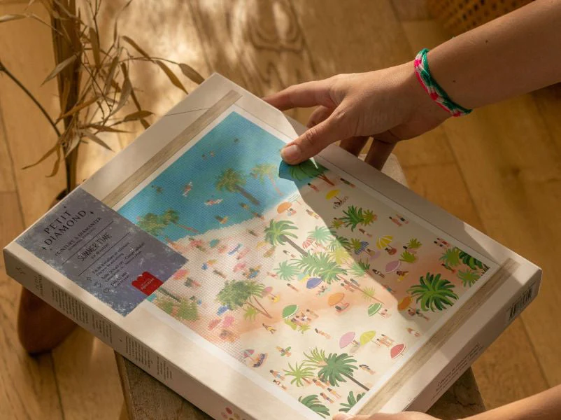 Coffret Petit Diamond - Diamond Painting - Summer Time Par Melisa Bilgici - Image 4