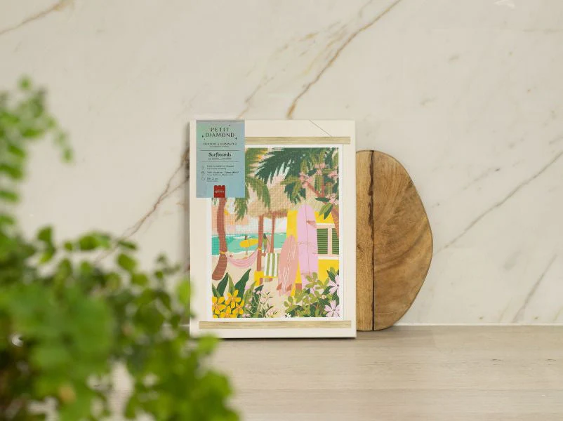 Coffret Petit Diamond - Diamond Painting - Surfboards Par Julia Cornelius - Image 5