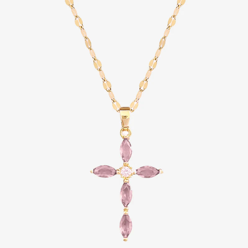 Collier Agathe Rose - Image 2