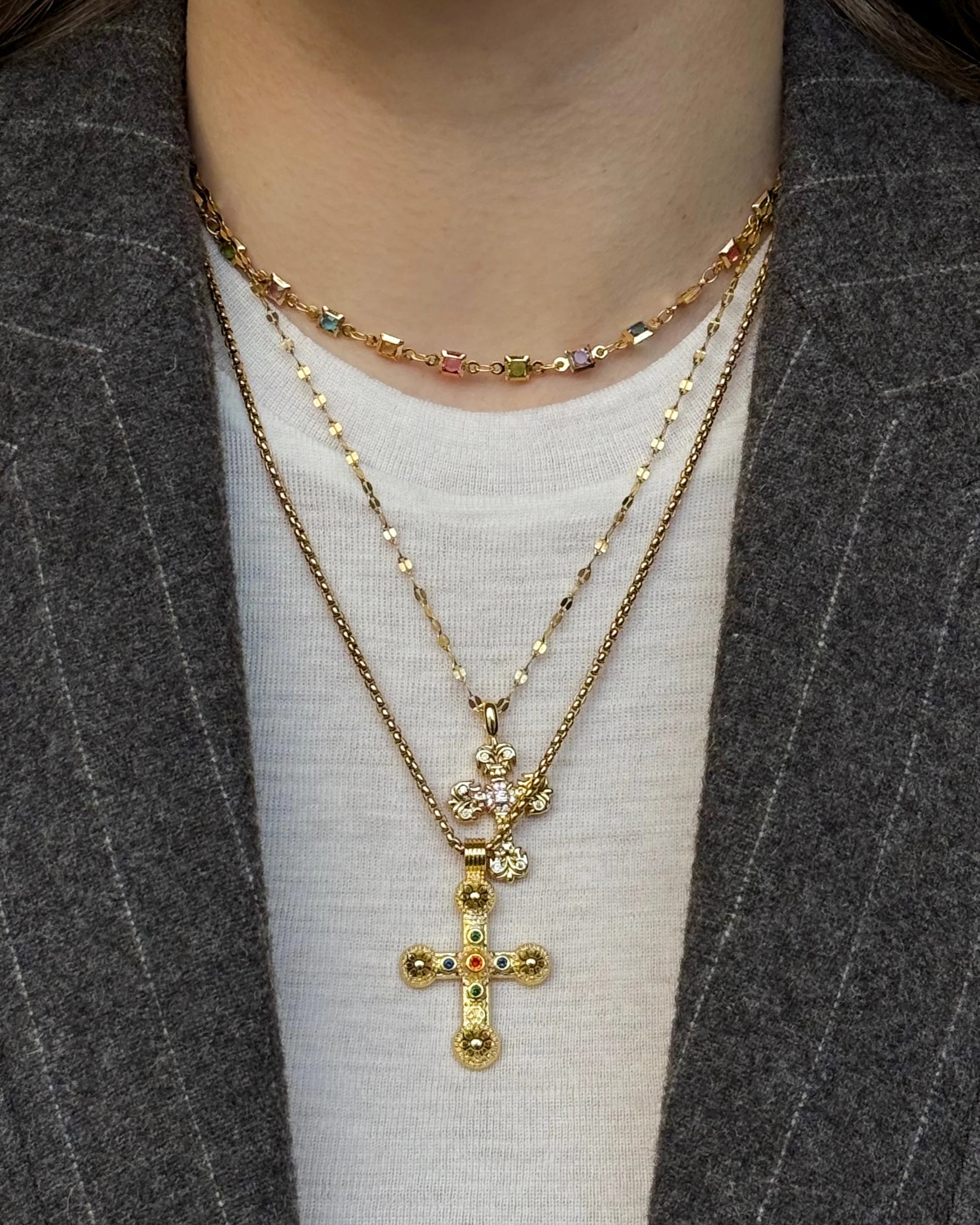 Collier Croix Eternel