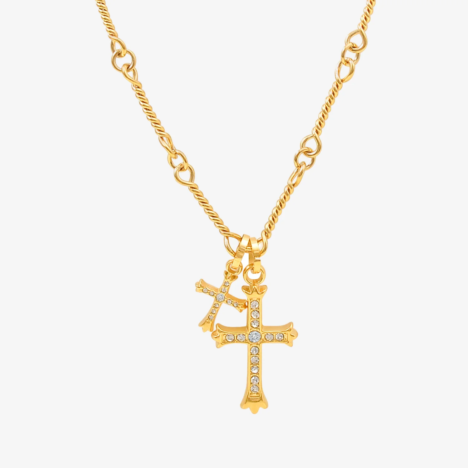 Collier Double Croix - Image 2