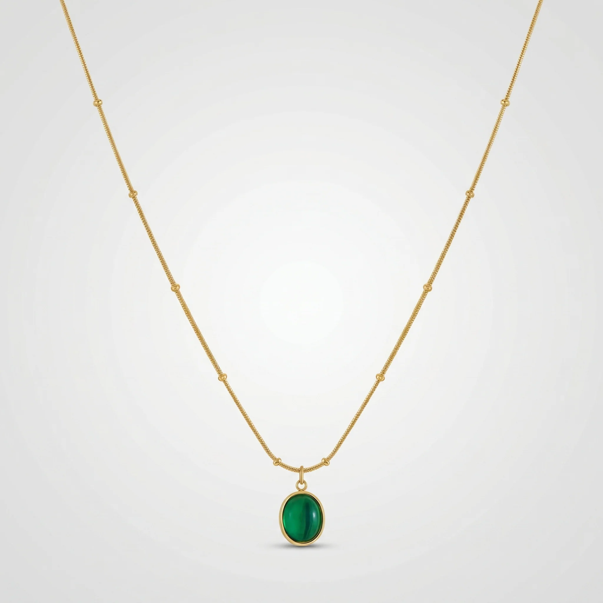 Collier Iris Vert - Image 2