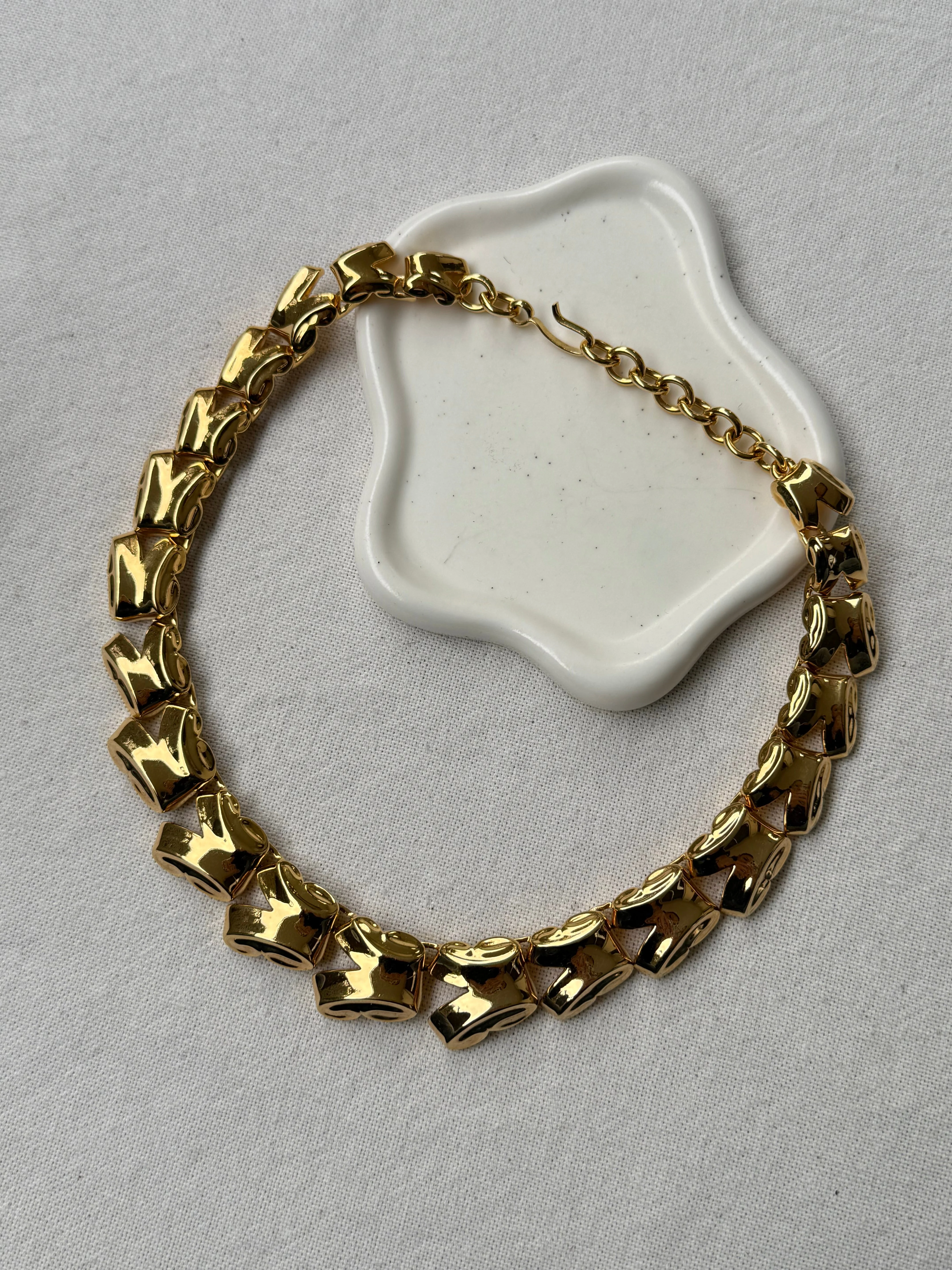 Collier Monet Vintage - Maille Rectangulaire - Image 2