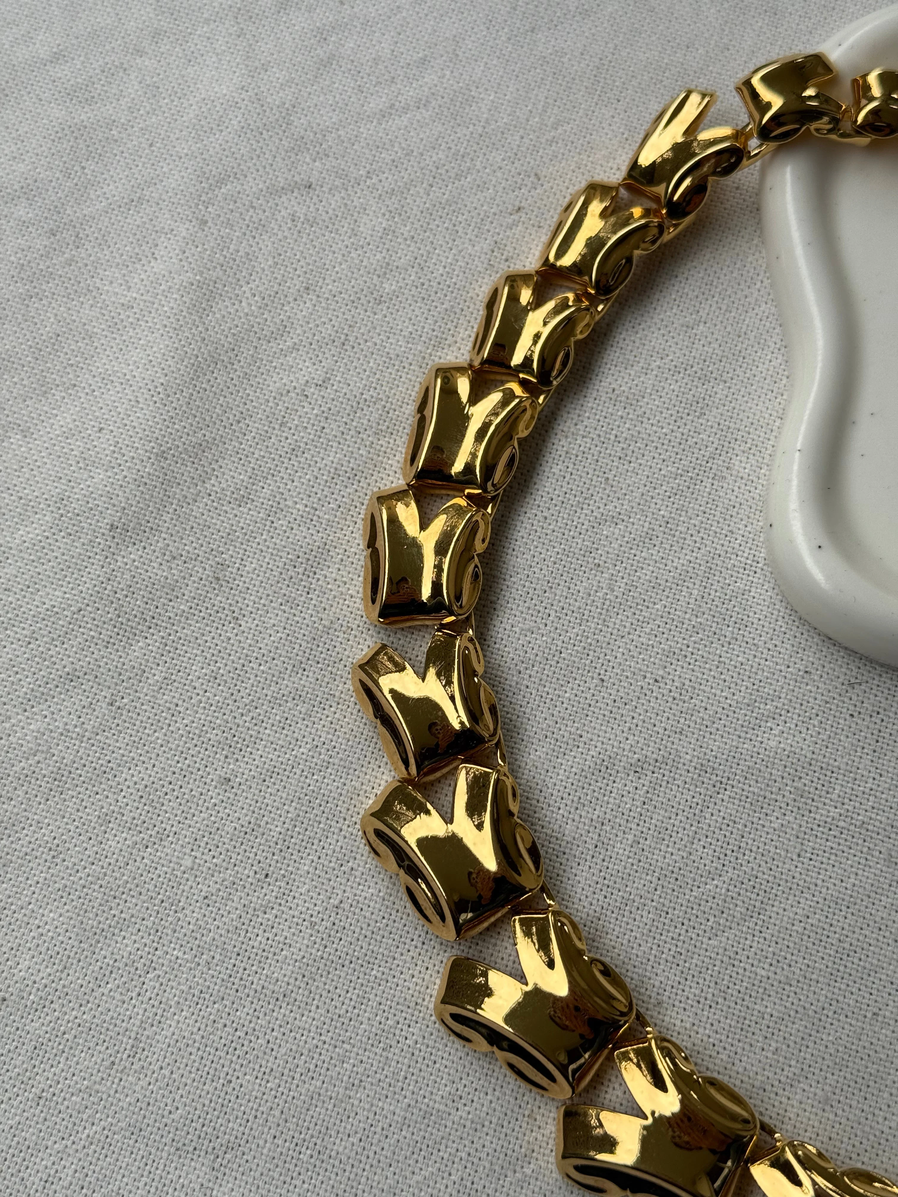 Collier Monet Vintage - Maille Rectangulaire - Image 4