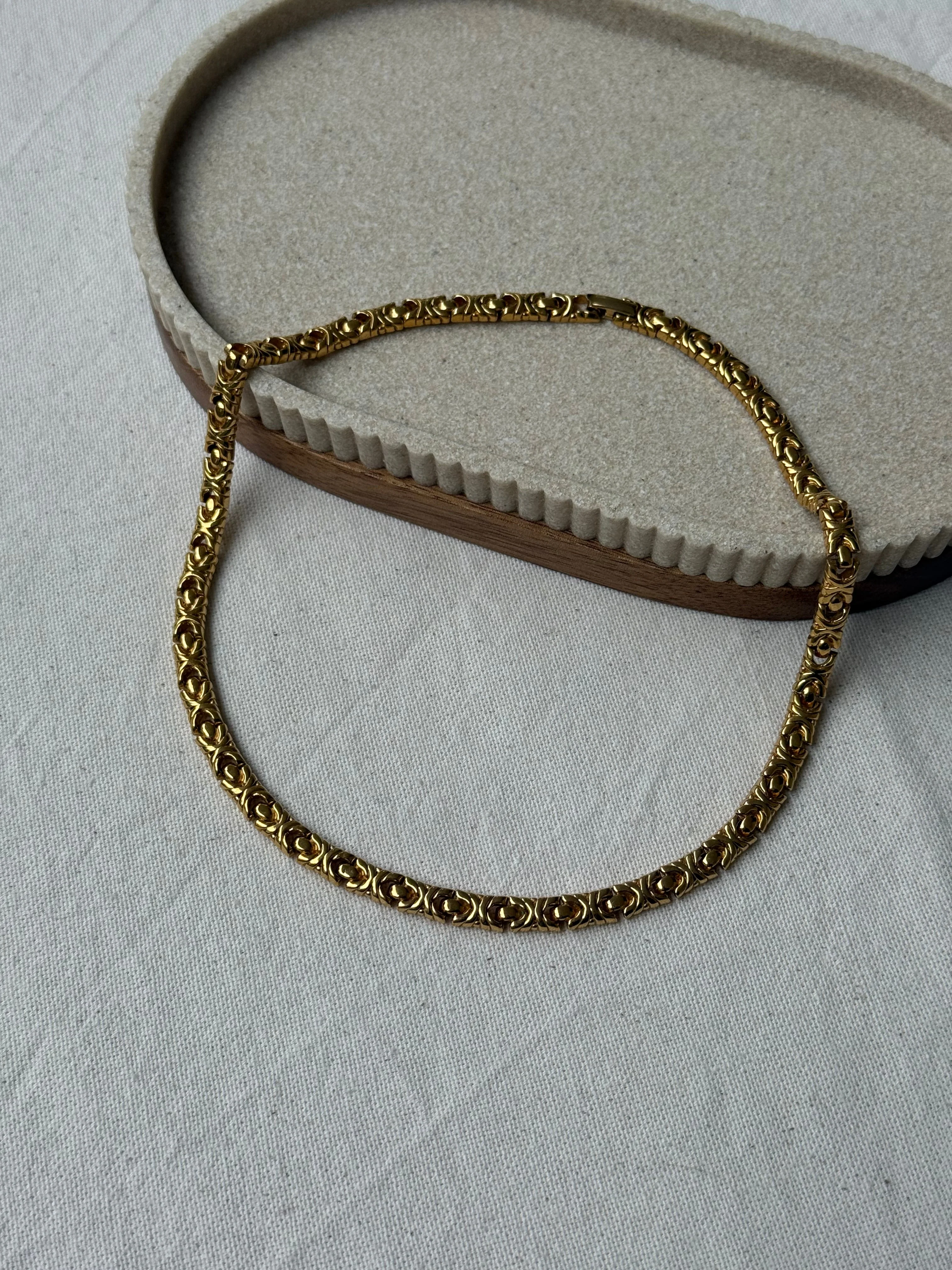 Collier Napier Vintage - Maille Fine Sculptée - Image 2