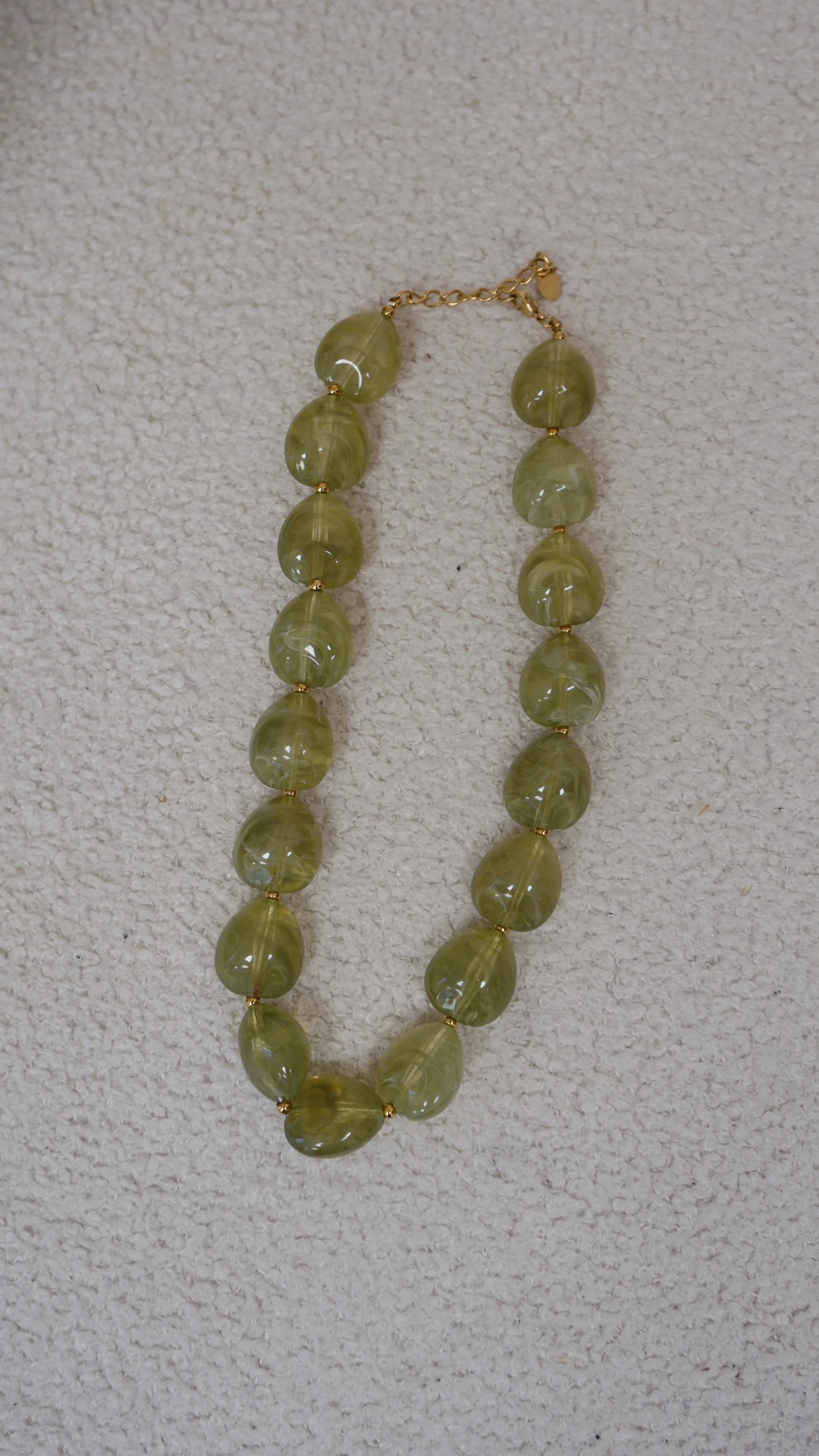 Collier Perles Solal Olive - Image 2