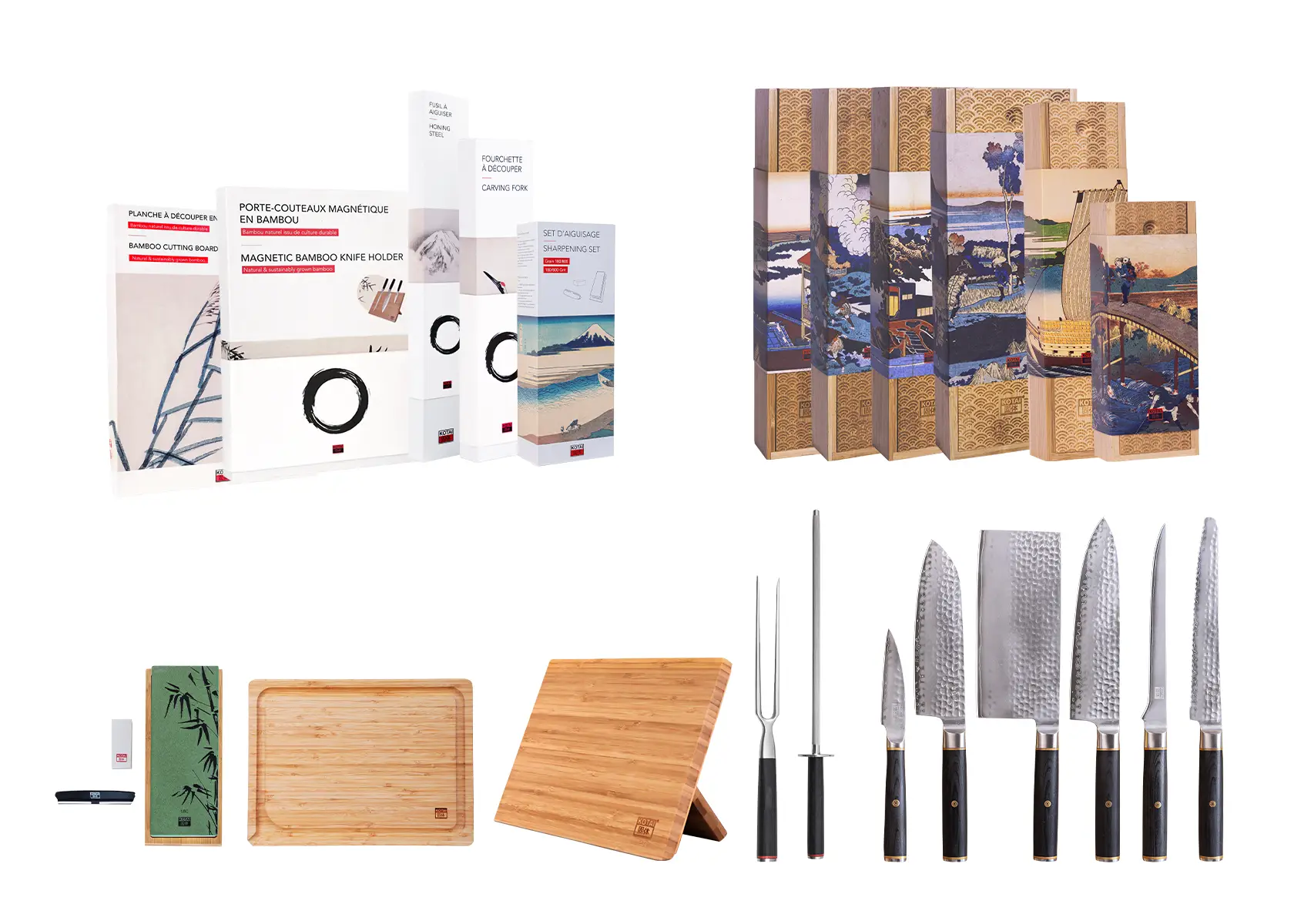 Collection Pakka San-Mai - Set Complet 11 Pièces : 6 Couteaux + 5 Accessoires - Image 10
