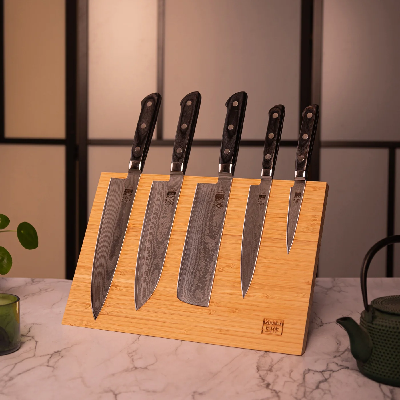 Collection Hashi Damas - Set Complet Nomade 7 pièces : 5 couteaux + 2 Accessoires - Image 8