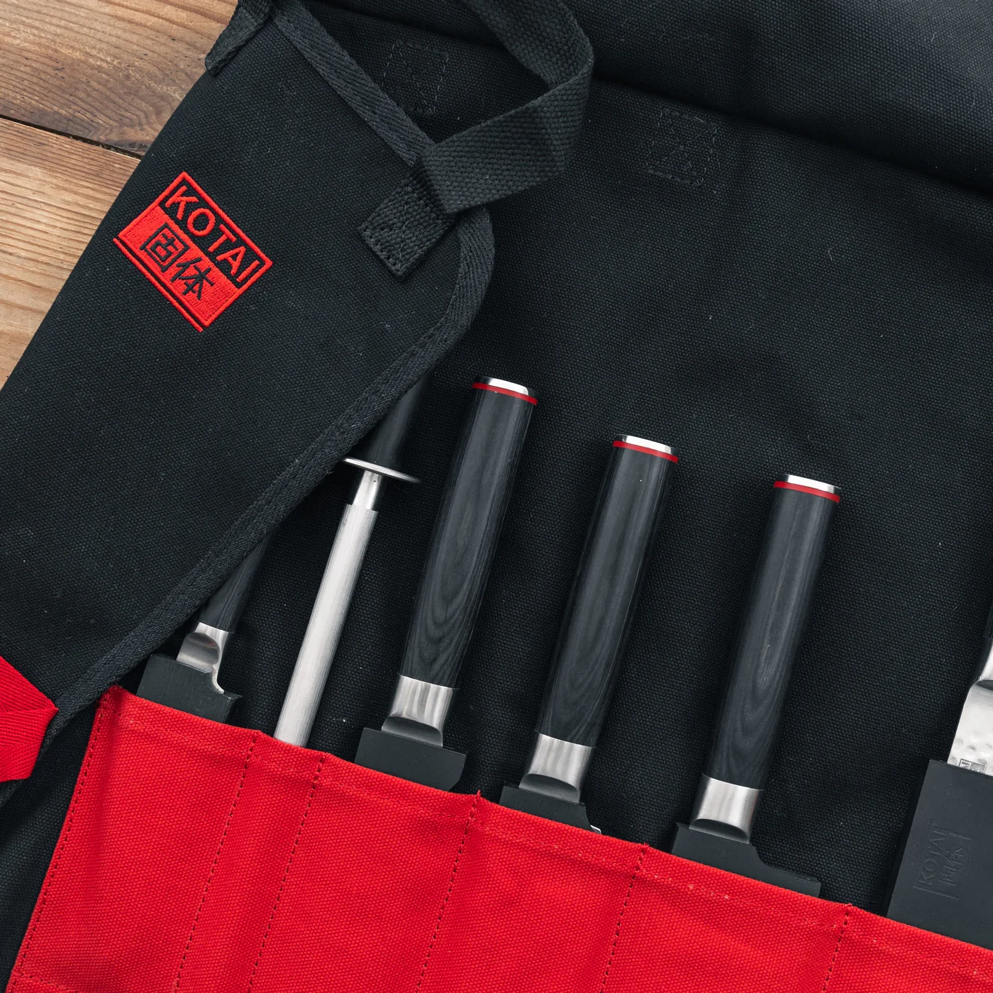 Collection Hashi Tsuchime - Set Complet Nomade 7 pièces : 5 couteaux + 2 Accessoires - Image 10