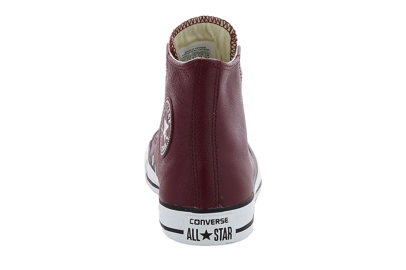 Converse All Star Leather Hi - Bordeaux - Image 4