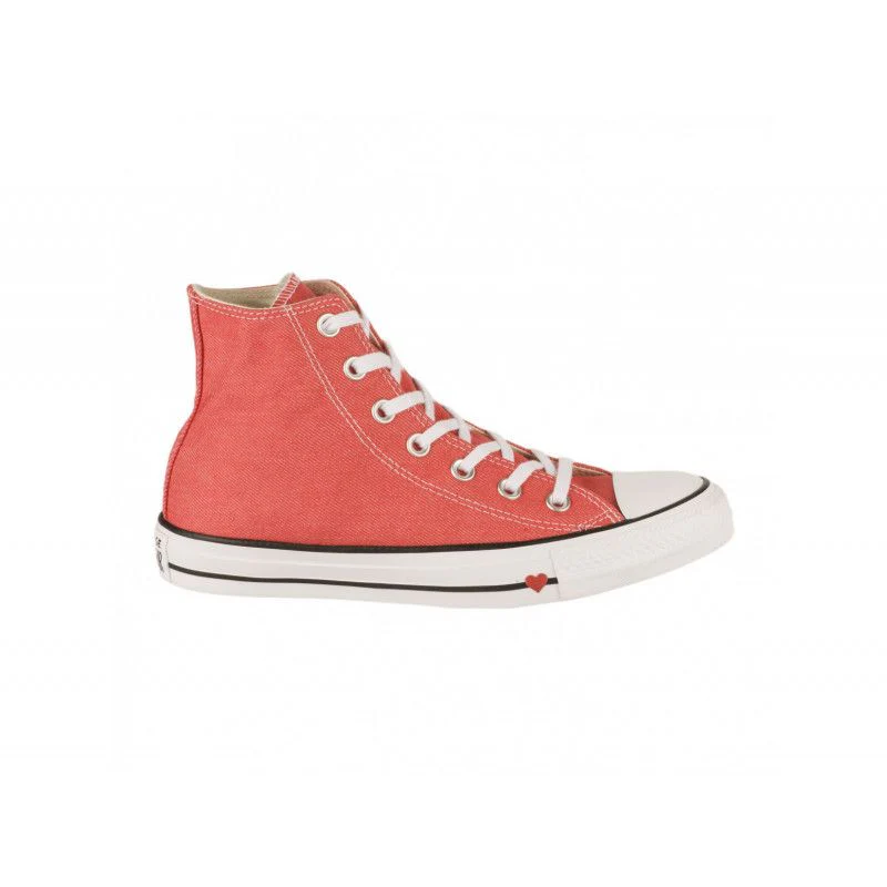 Baskets Converse Hi All Star Sucker Love Denim - Rouge - Image 3