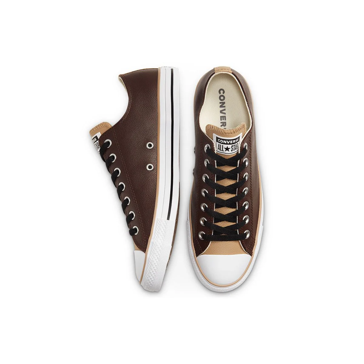 Baskets Converse Chuck Taylor All Star Seasonal Color Leather Low Top - Marron - Image 4