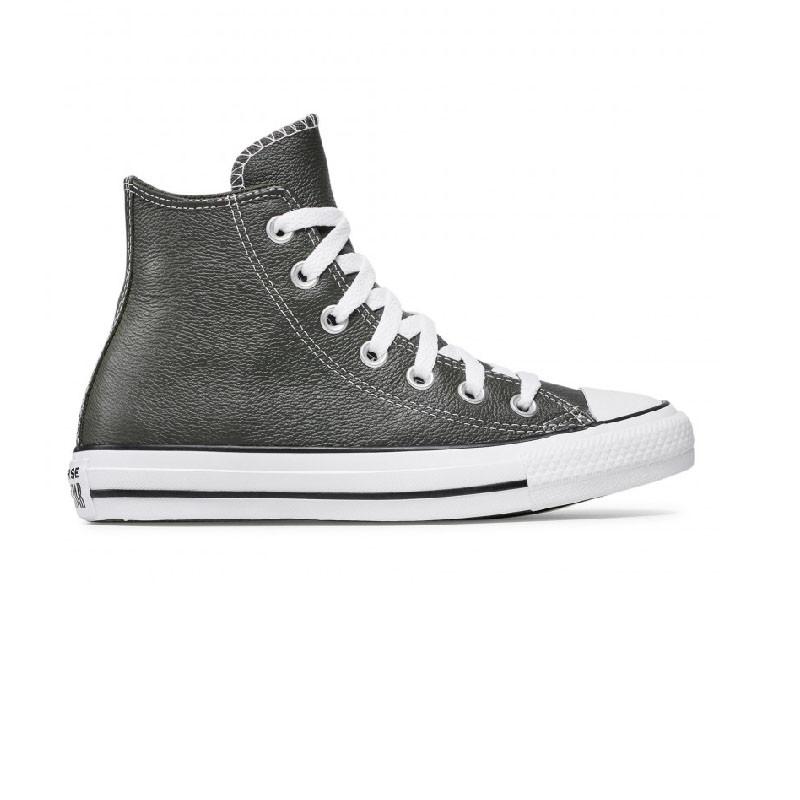 Baskets Converse Cuir Hi - Kaki - Image 2