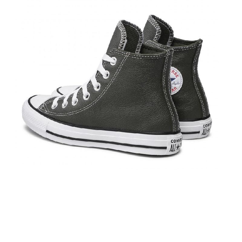 Baskets Converse Cuir Hi - Kaki - Image 3