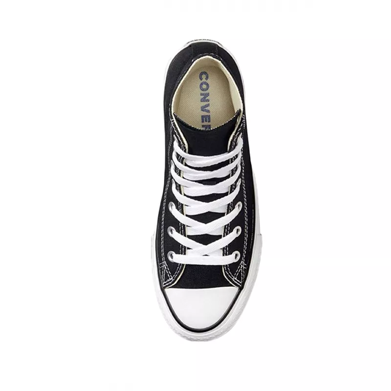 Baskets Converse Canvas All Star Lift Hi Jr - Noir/Blanc - Image 7