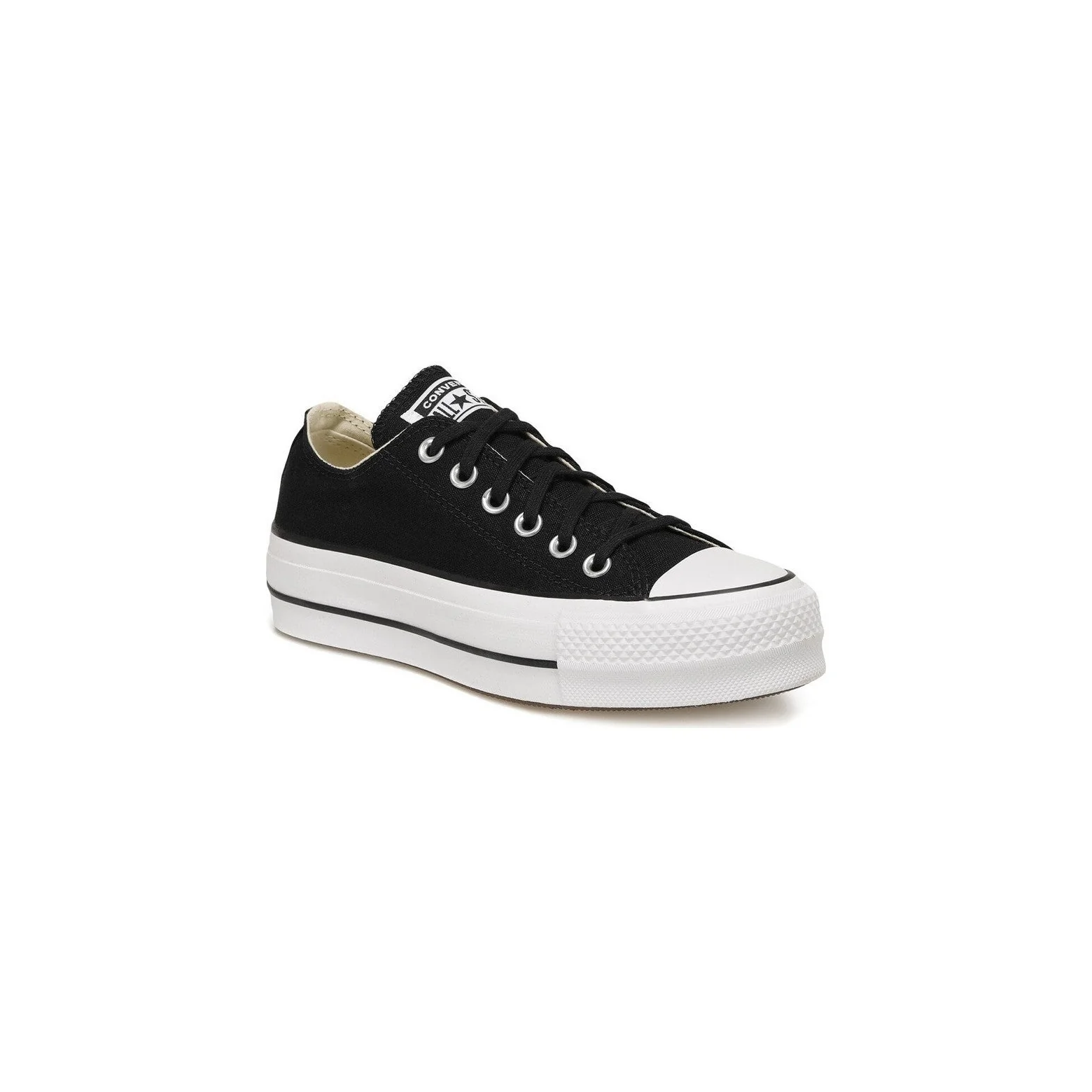Baskets Canvas All Star Lift Hi Jr - Noir/Blanc - Image 3