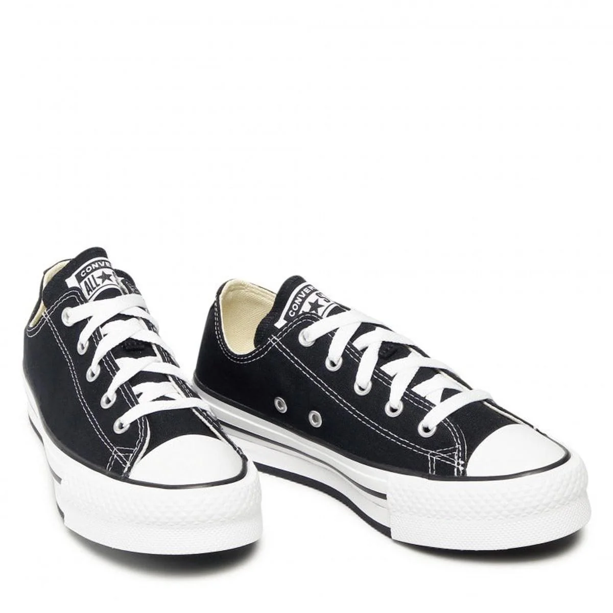 Baskets Canvas All Star Lift Hi Jr - Noir/Blanc - Image 6