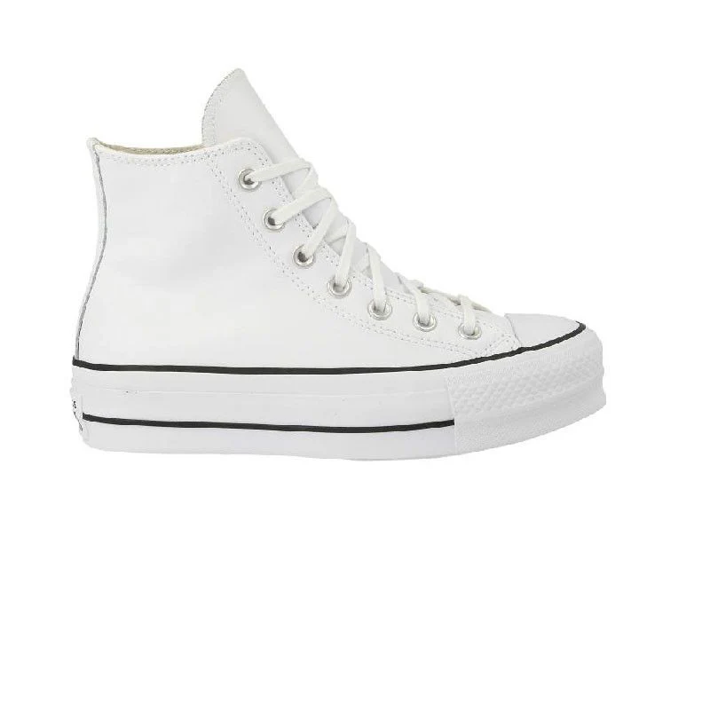 Baskets Plateforme Cuir Hi - Blanc - Image 7