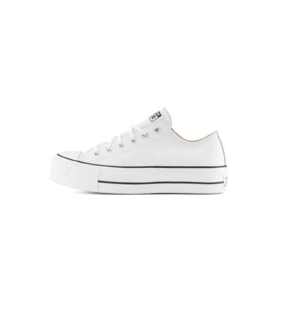 Baskets Platform Leather Ox - Blanc - Image 3